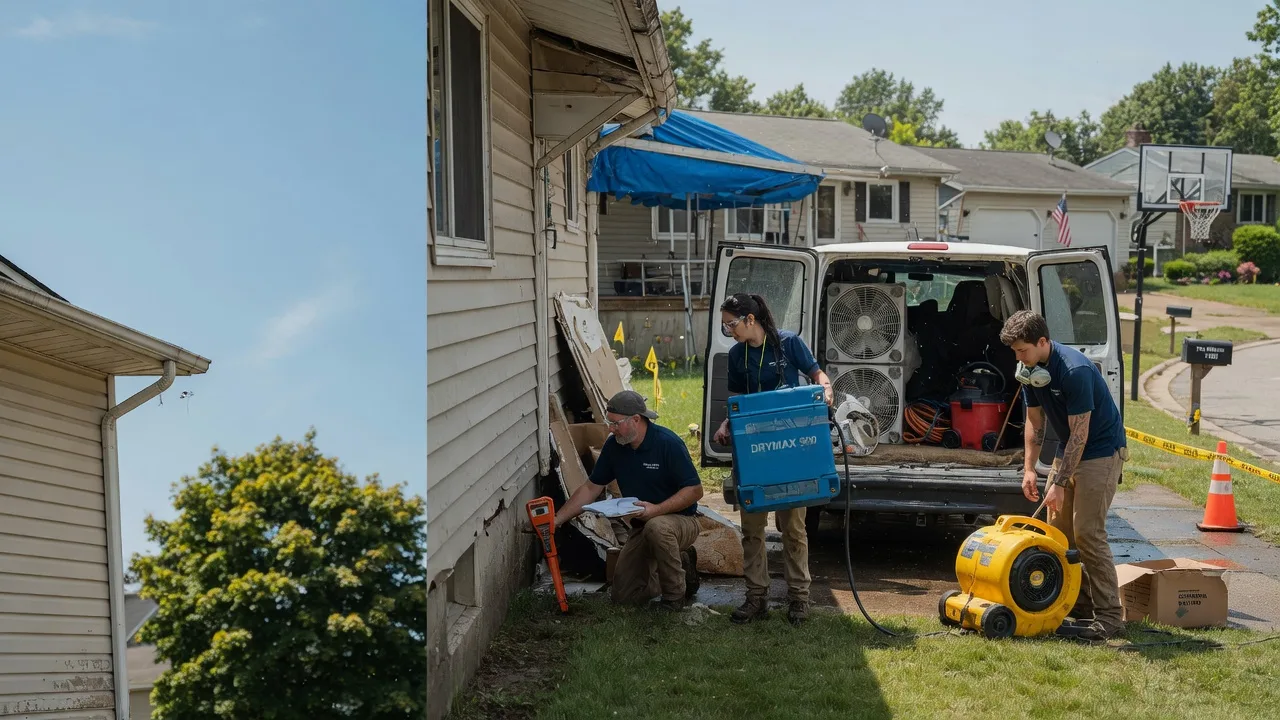 Ceiling Leak Cleanup in Hampton Falls, NH near me