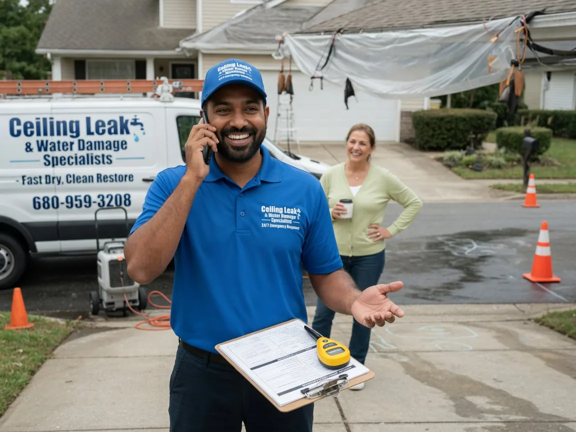 Ceiling Leak Cleanup Hampton Falls, NH FAQs